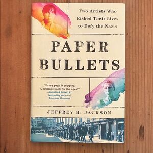 Paper Bullets by Jeffrey H. Jackson — Cream Cover with Color Accents